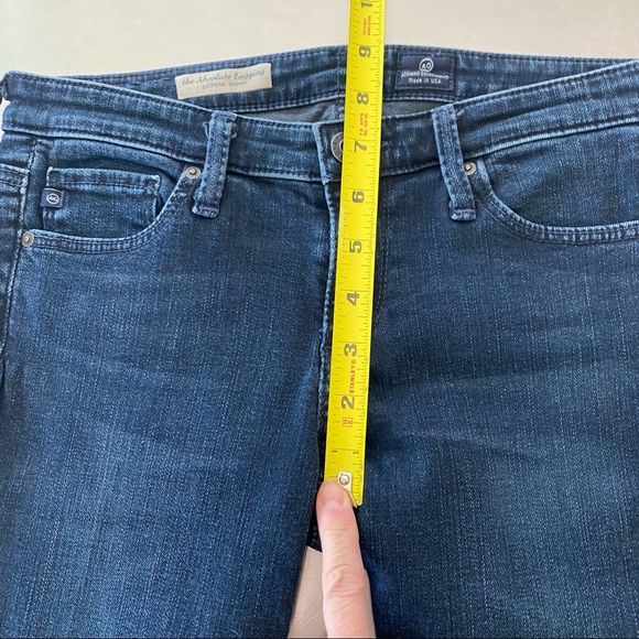 AG ADRIANO GOLDSCHMIED The Absolute Legging Extreme Skinny Jeans Size 25 Dark - Picture 12 of 13